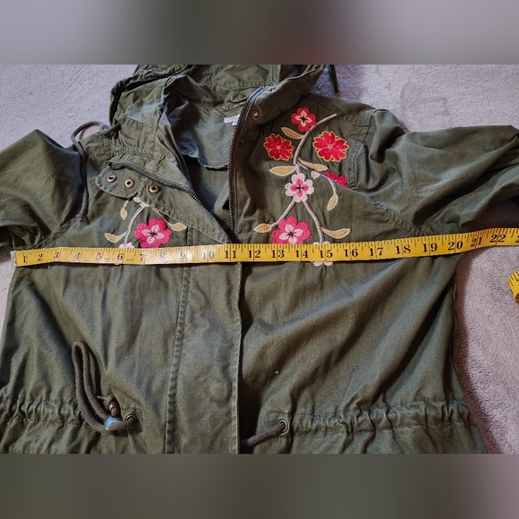 Xhilaration Embroidered Coat - Picture 6 of 9